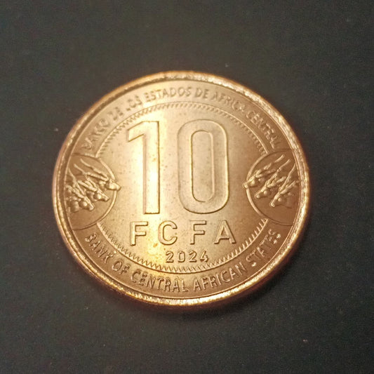 10 Francs CFA 2024 UNC - Central African States