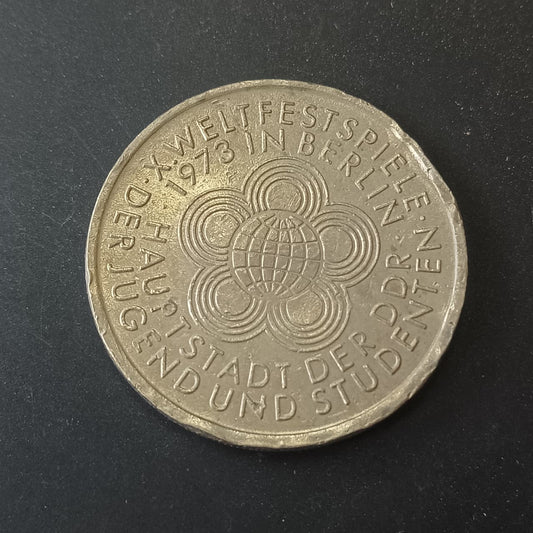 10 Mark 1973 - 10th World Festival of Youth and Students - Germany (Ref: AUC1692)