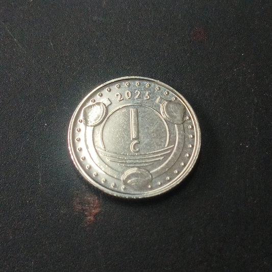 1 Cent 2025 UNC- Curacao