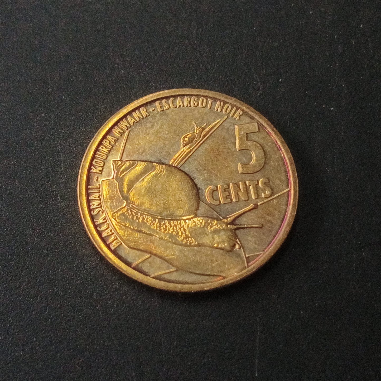 5 Cents 2021 UNC - Seychelles
