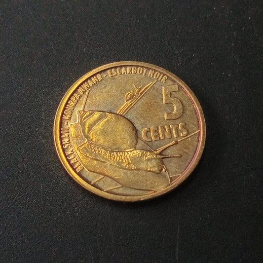 5 Cents 2021 UNC - Seychelles