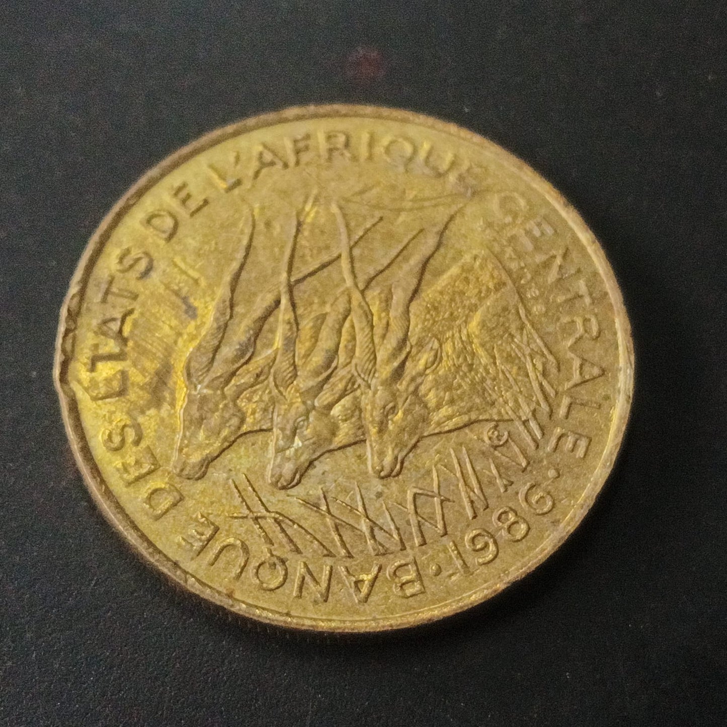 25 Francs CFA 1986 - Central African States
