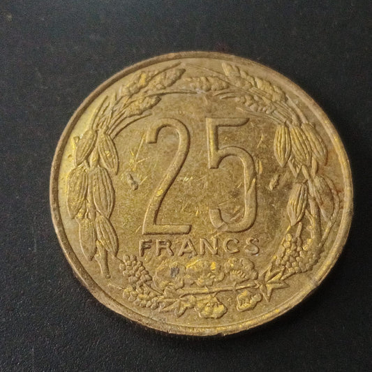 25 Francs CFA 1986 - Central African States