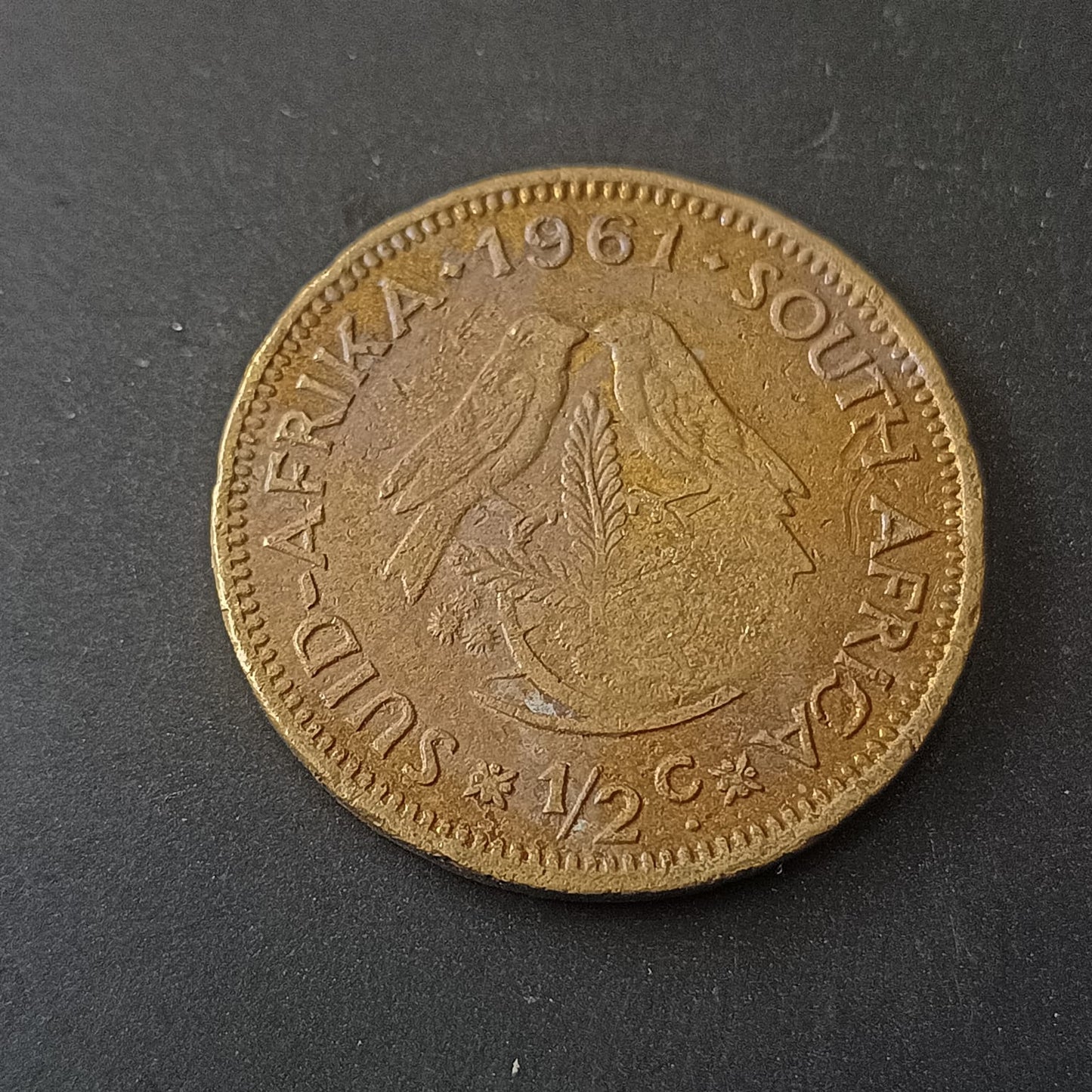 1/2 Cent 1961- South Africa