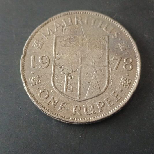 1 Rupee 1978 - Elizabeth II - Mauritius
