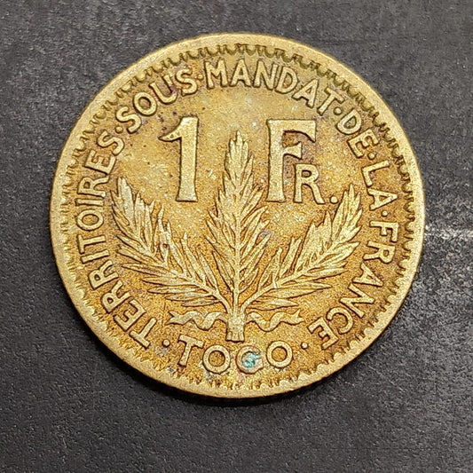 1 Franc 1925 - Togo (Ref : 240901)