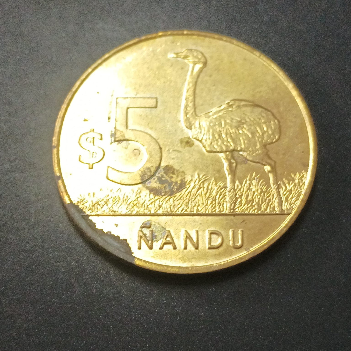 5 Pesos Uruguayos (Ñandu) 2019 - Uruguay