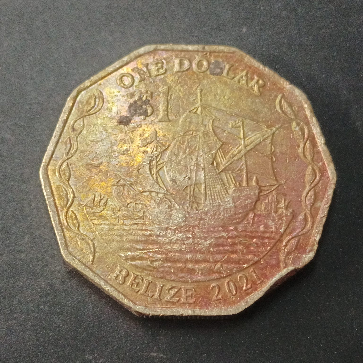 1 Dollar 2021 - Belize