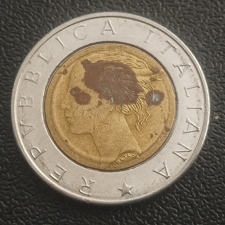 500 Lire 1994 - Italy (Luca Pacioli)