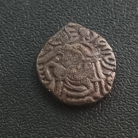 1 Massa (985 AD) - Rajendra Chola I - Chola Dynasty (Ref : AUC0563)
