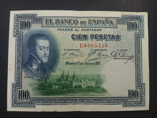 100 Pesetas 1925 Alfonso XIII - Spain (Ref : AUC0617)