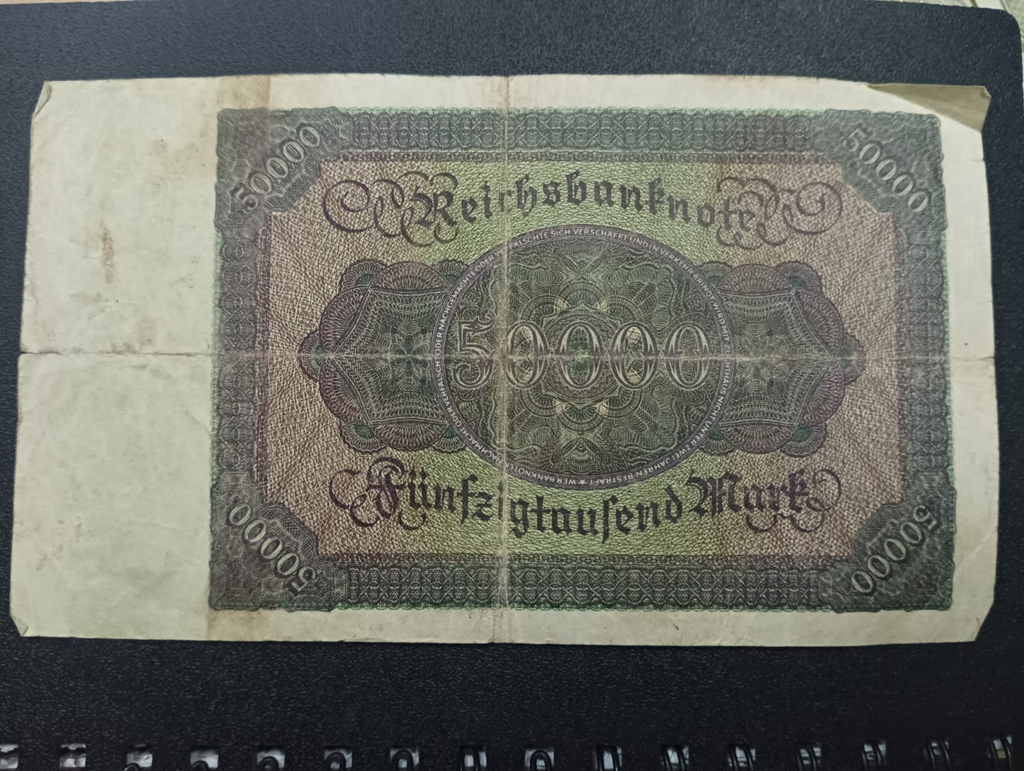 50000 Mark  1922 Reichsbanknote;- Germany (Ref : AUC0776)