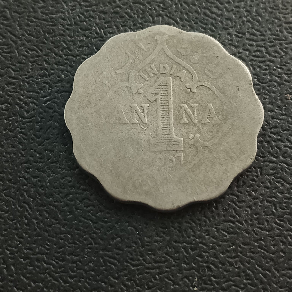1 Anna 1907 Edward (Scarce) - (Ref : AUC1997)