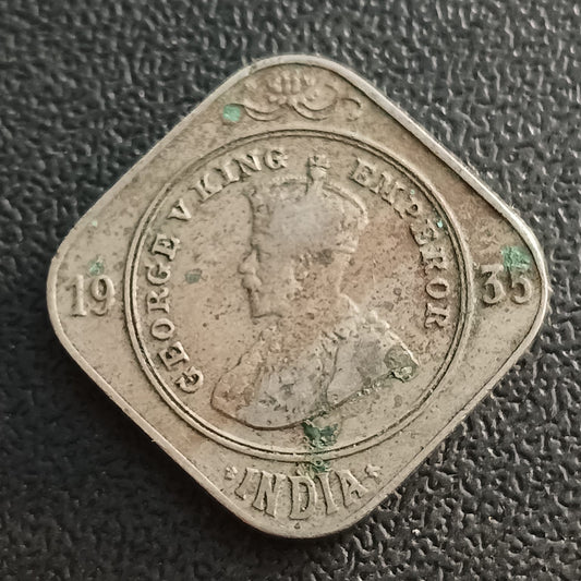 2 Anna 1935 Bombay (Ref: AUC0906)