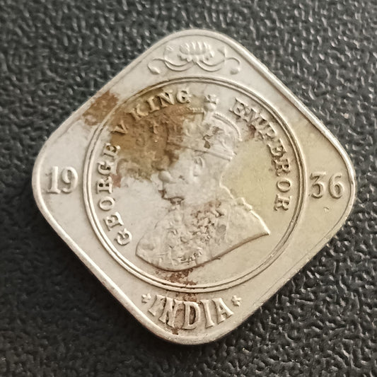 2 Anna 1936 Bombay (Ref : AUC0908)