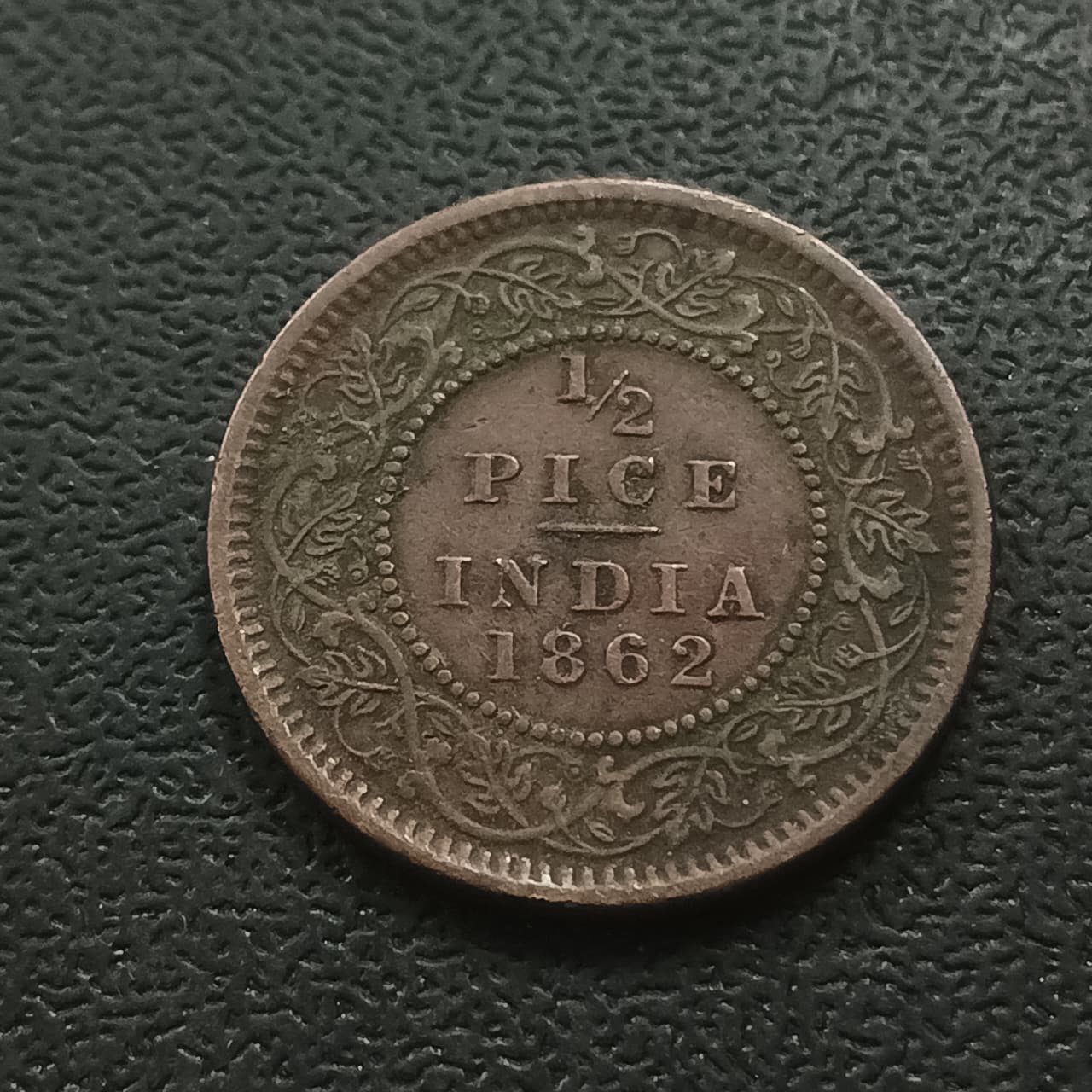1/2 Pice 1862 Victoria - (Ref : AUc0917)