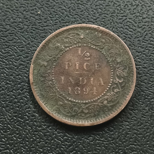 1/2 Pice 1894 Voctoria - (Ref : AUC0919)