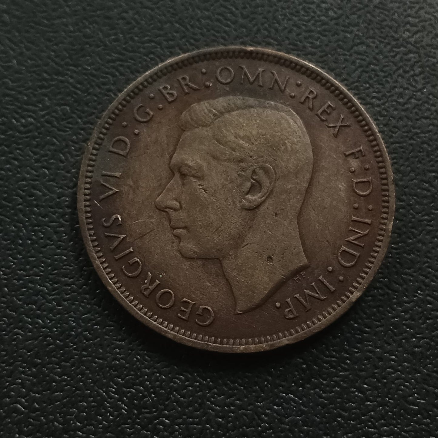 1 Penny - George VI with 'IND:IMP' 1939 - United Kingdom (Ref : AUC0922)