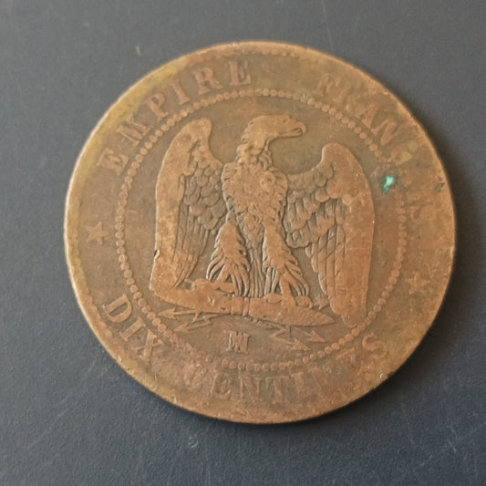 10 Centimes (Napoleon III) 1855 - France (Ref :AUC1040)