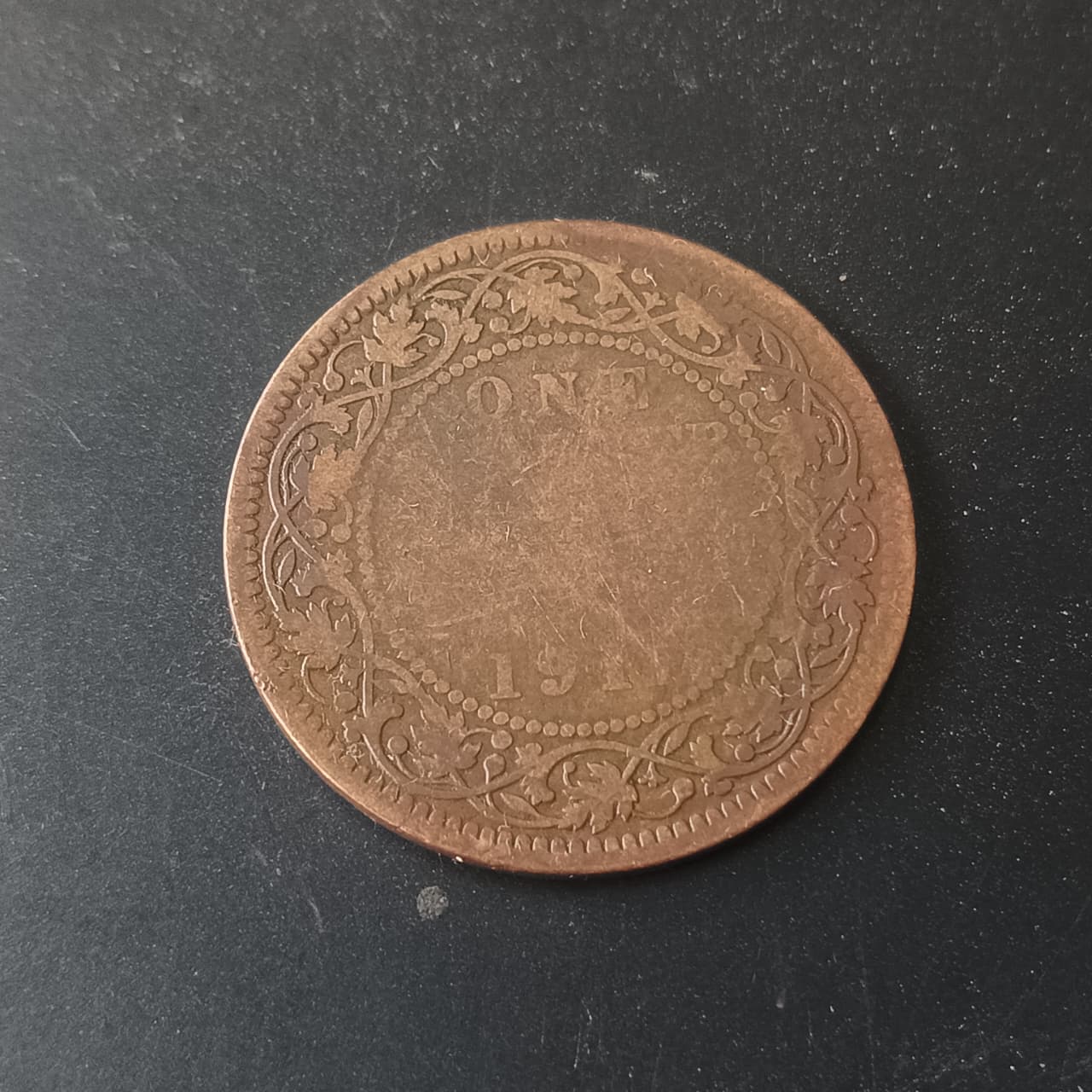 1 Anna 1911 George V Rare (Ref : AUC1367)