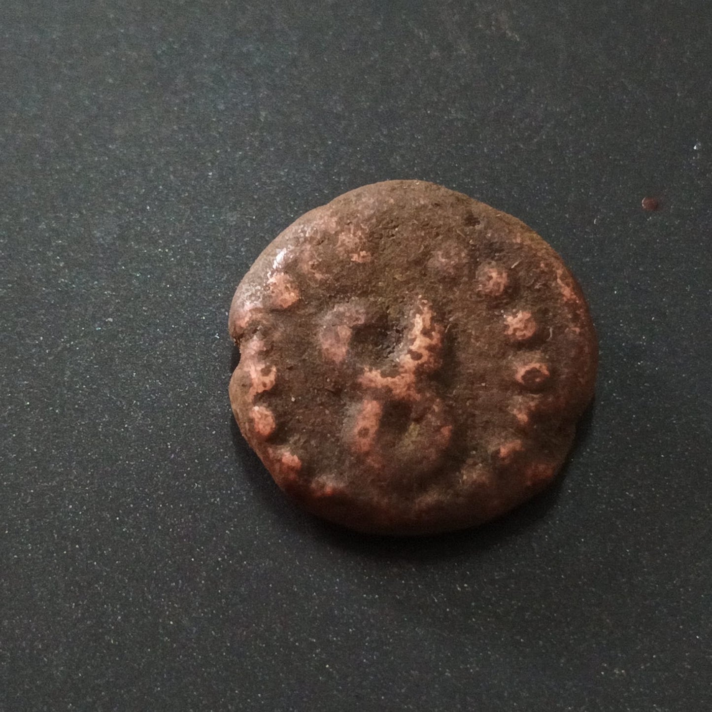 1 Kasu 1677 AD (Year 4 of rule) Chikka Devaraja - Kingdom of Mysore (Ref : AUC1397)