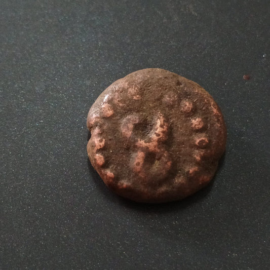 1 Kasu 1677 AD (Year 4 of rule) Chikka Devaraja - Kingdom of Mysore (Ref : AUC1397)