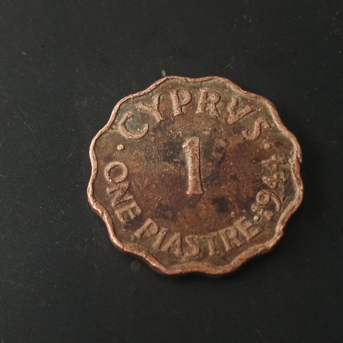 1 Piastres 1944 George Vi - Cyprus (Ref : AUC1422)