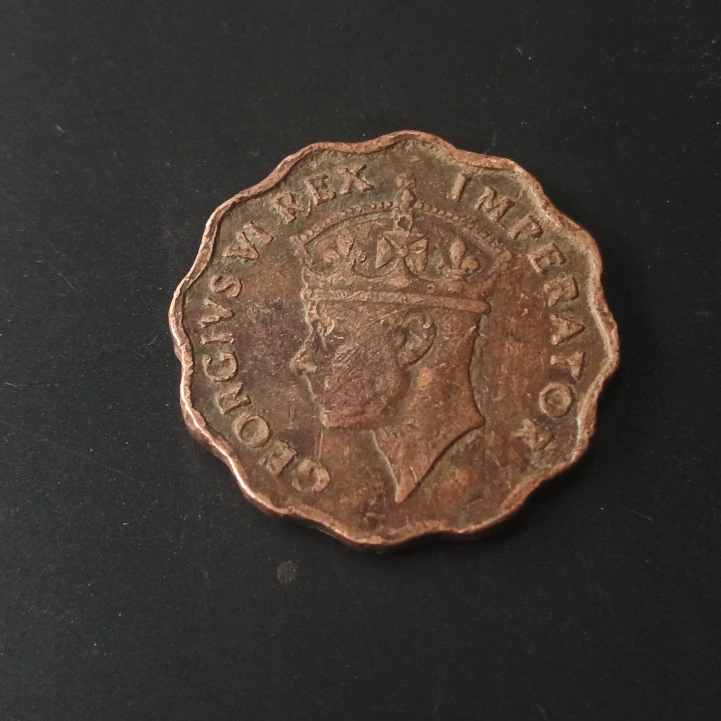 1 Piastres 1944 George Vi - Cyprus (Ref : AUC1422)