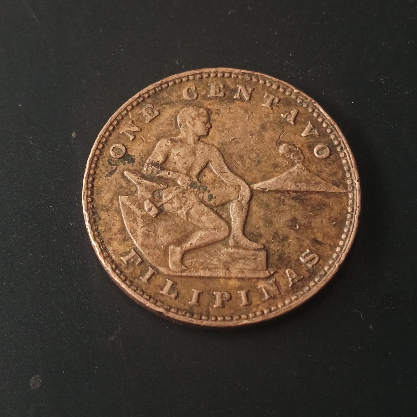 1 Centavo 1944 - Commonwealth of Philippines (Ref : AUC1420)
