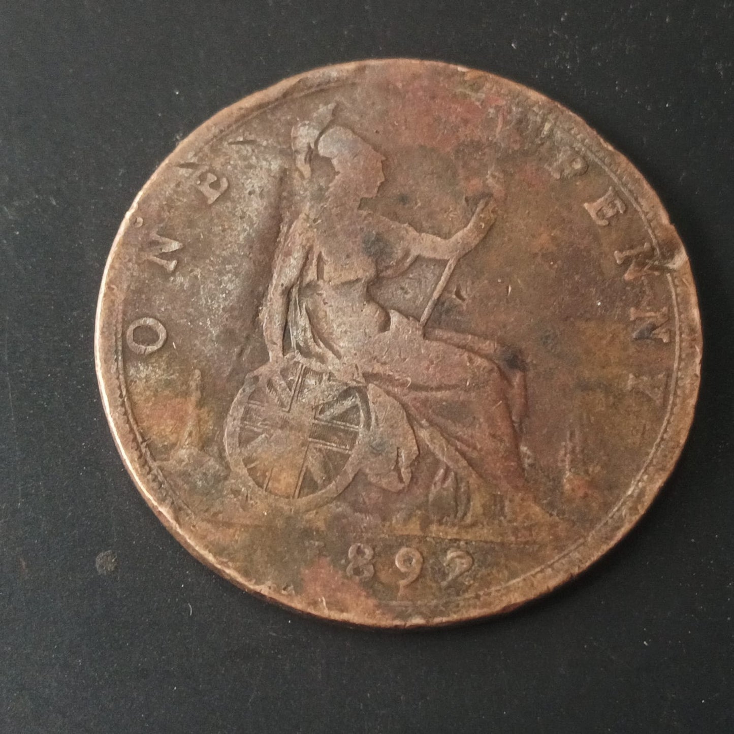 1 Penny 1892 Victoria - United Kingdom (Ref : AUC1417)