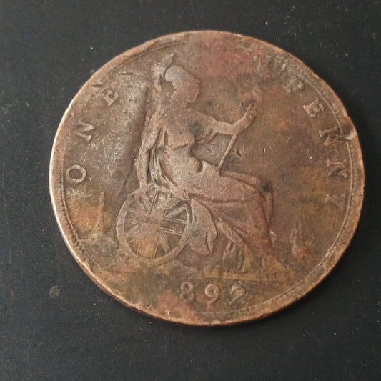 1 Penny 1892 Victoria - United Kingdom (Ref : AUC1417)