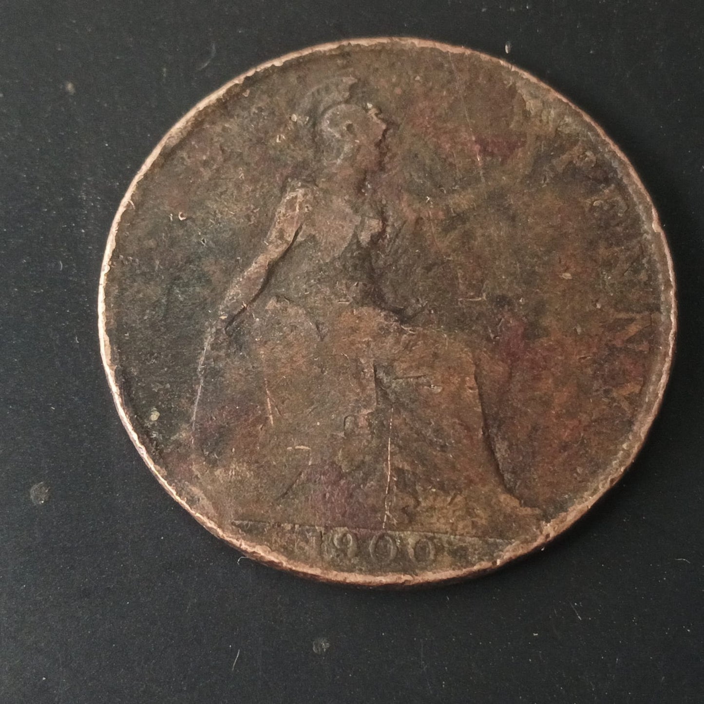 1 Penny 1900 Victoria - United Kingdom ( Ref : AUC1415)