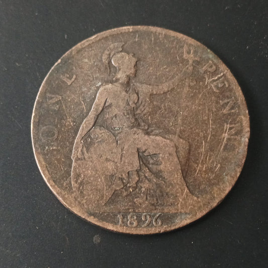 1 Penny 1896 Victoria- United Kingdom (Ref : AUC1416)