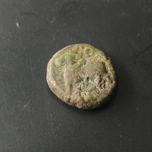 1 Kasu - Deva Raya II ND (424AD-1446AD (Bull Facing Left) - Empire of Vijaynagara (Ref : AUC1427)