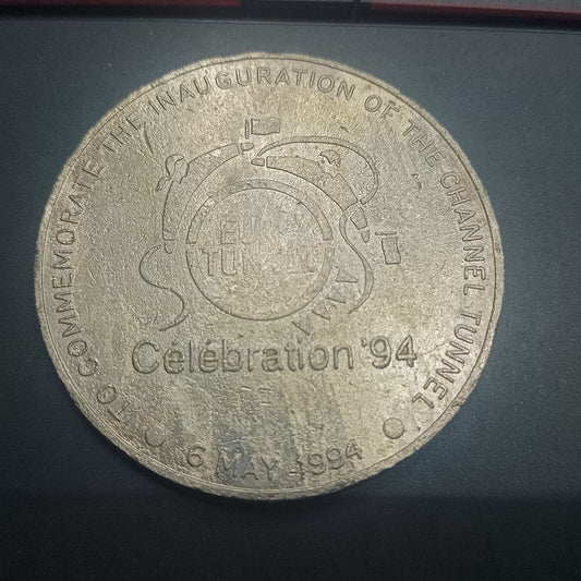 Medal - Channel Tunnel 1994 - United Kingdom (Ref: AUC1627)