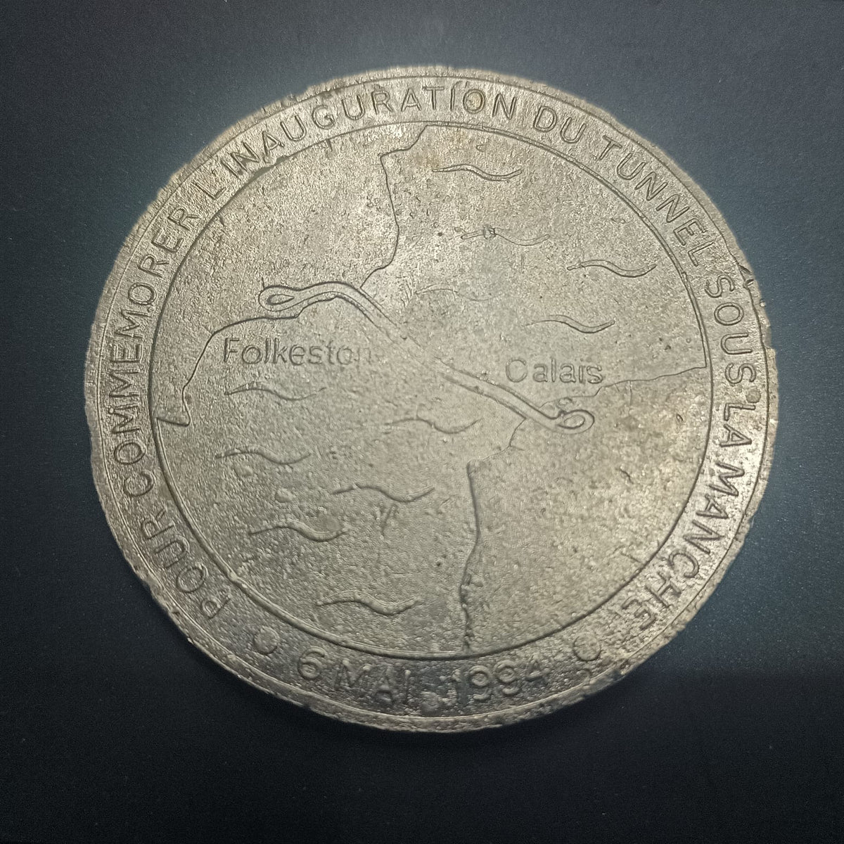 Medal - Channel Tunnel 1994 - United Kingdom (Ref: AUC1627)