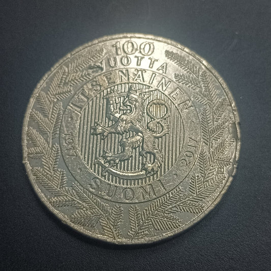 Medal - Finnish Independence for 100 years - Finland (Ref: AUC1628)