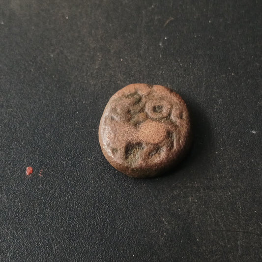 1 Kasu (1509-1529)- Krishna Devaraya - 	Empire of Vijayanagara (Ref: AUC1642)