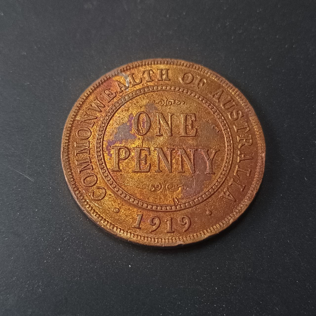 1 Penny 1919 - George VI - Australia (Ref: AUC1666)