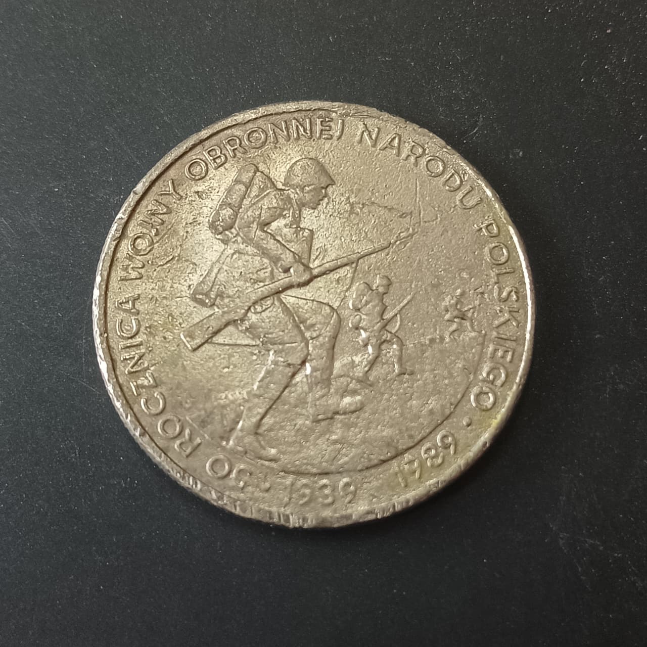 500 Zlotys 1989 - 50th Anniversary of Defensive War of Poland - Poland (Ref: AUC1689)