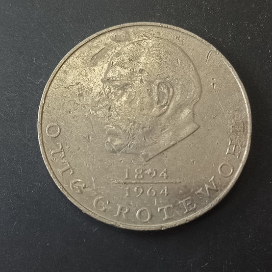 20 Mark 1973 - 70th anniversary of Birth of Otto Grotewohl, - Germany (Ref: AUC1694)
