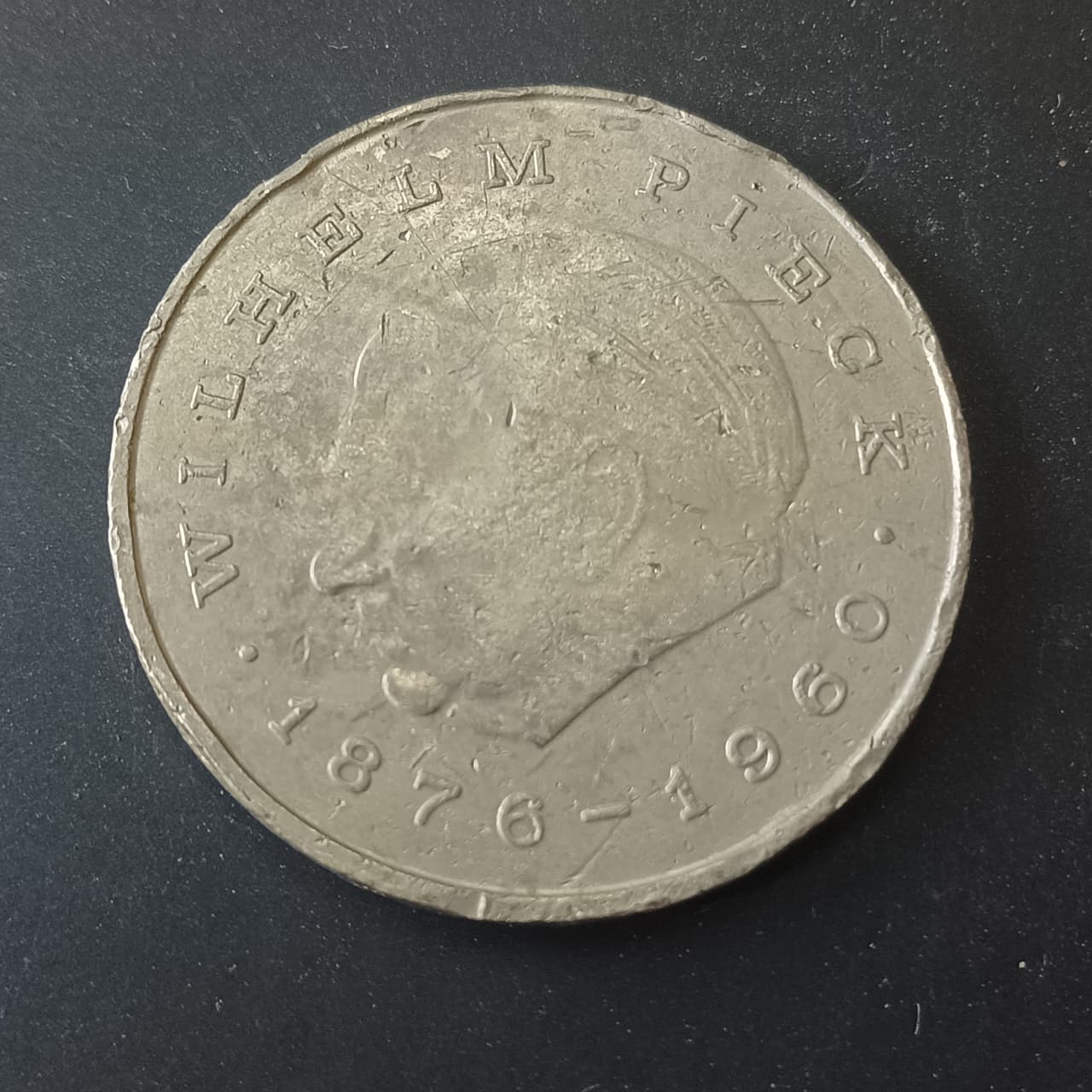 20 Mark 1972 - Wilhelm Pieck, 1st President of the GDR -  Germany (Ref: AUC1696)