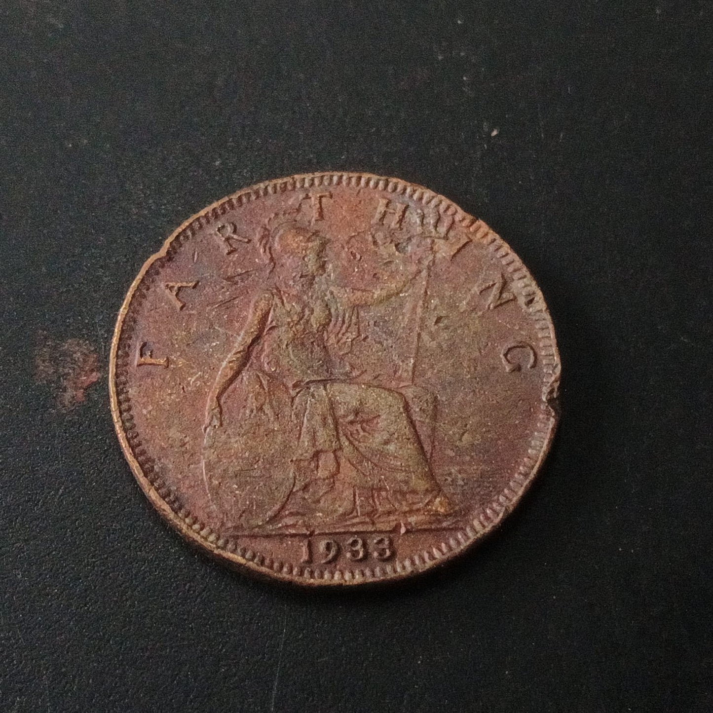 1 Farthing 1933- George V - United Kingdom (Ref: AUC1703)