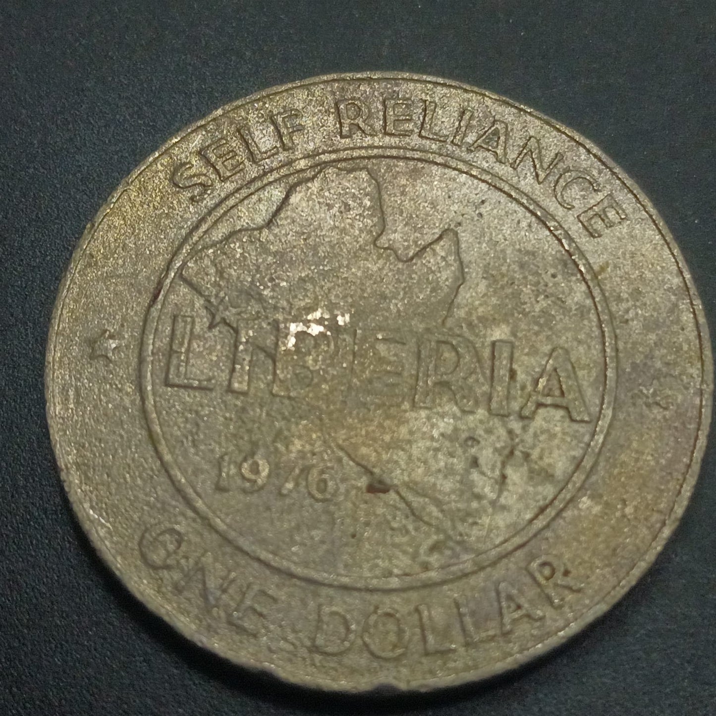 1 Dollar 1976 - Liberia (Ref: AUC1712)