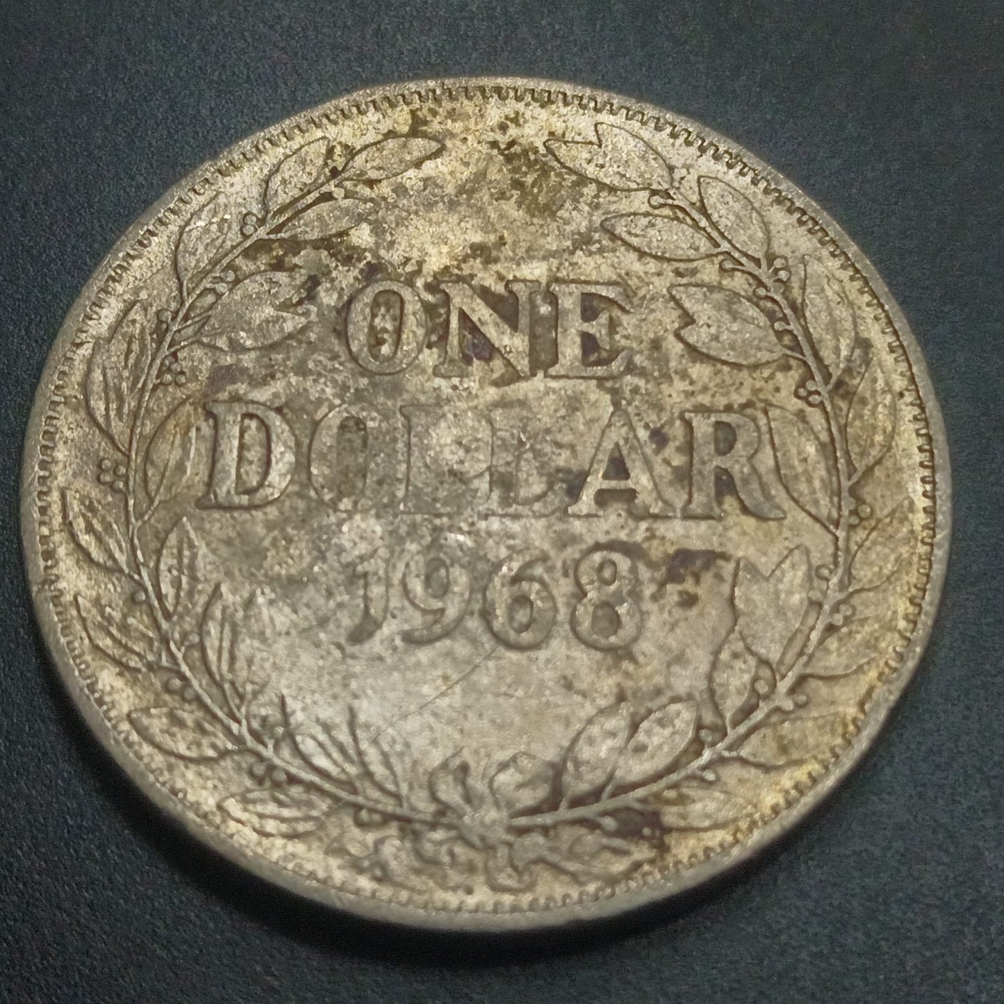 1 Dollar 1968 - Liberia (Ref: AUC1713)