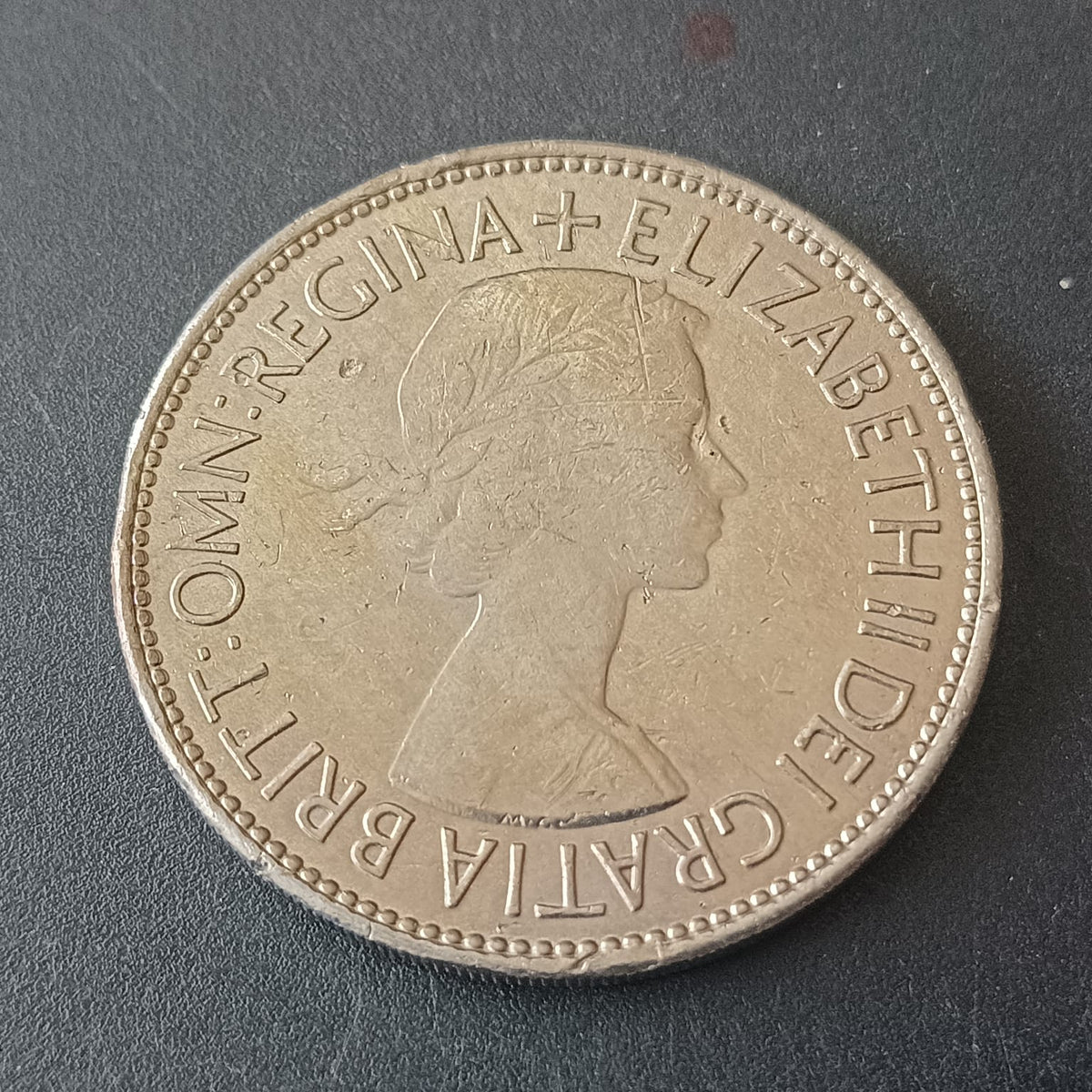 1/2 Crown 1953 - Elizabeth II - United Kingdom (Ref: AUC1718)