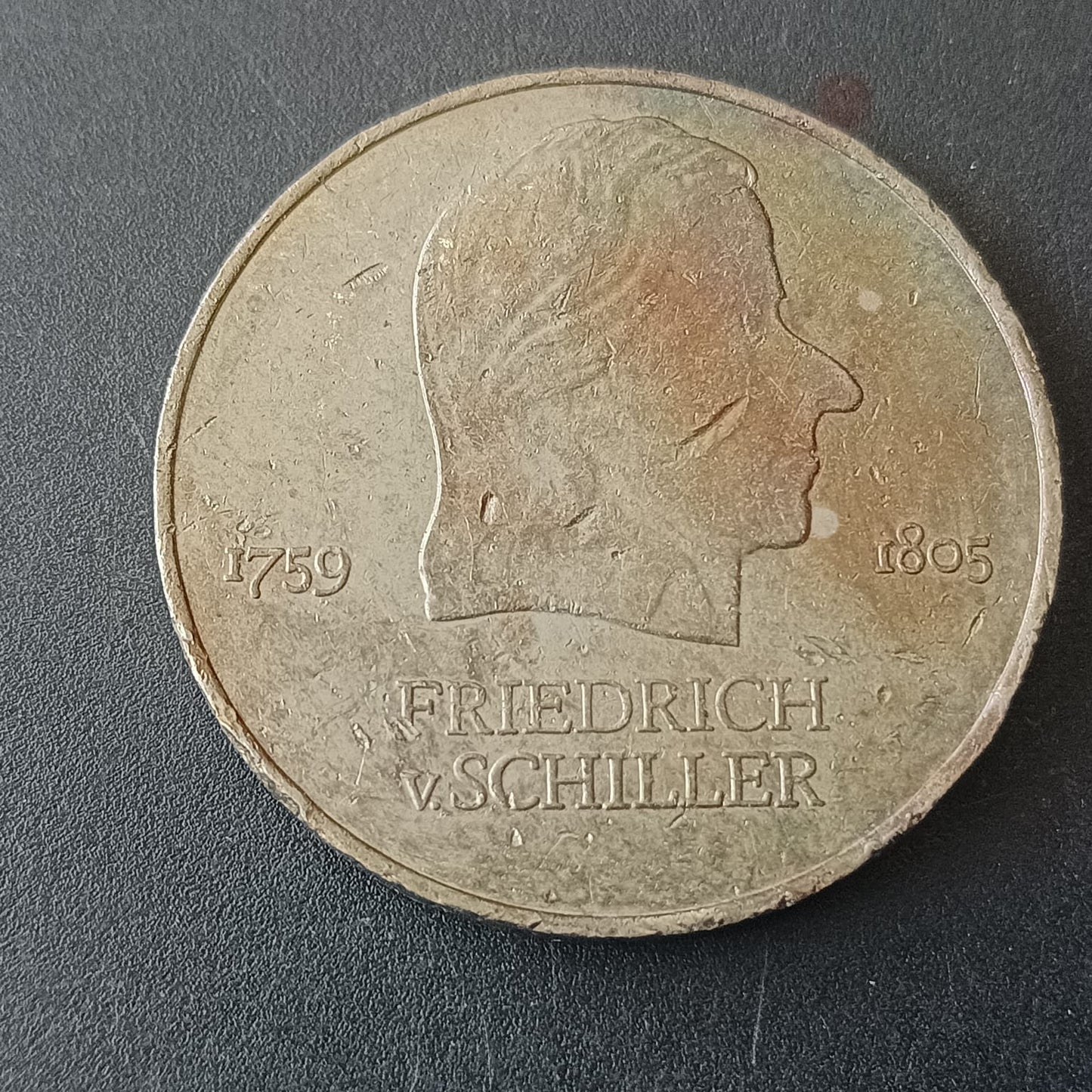 20 Mark 1972 - Friedrich von Schiller- Germany (Ref: AUC1722)
