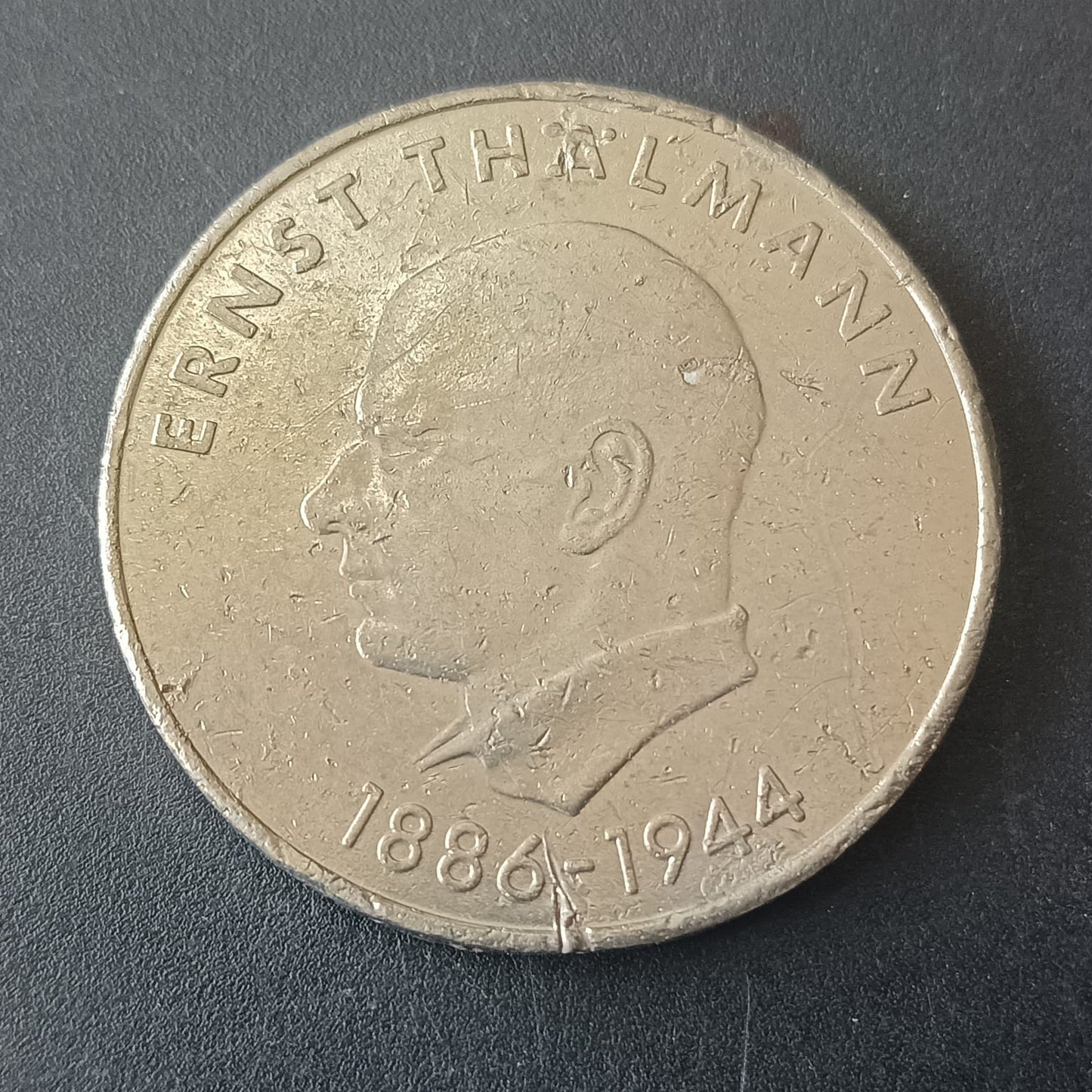20 Mark 1971 - 85th Birthday of Ernst Thälmann - Germany (Ref: AUC1723)