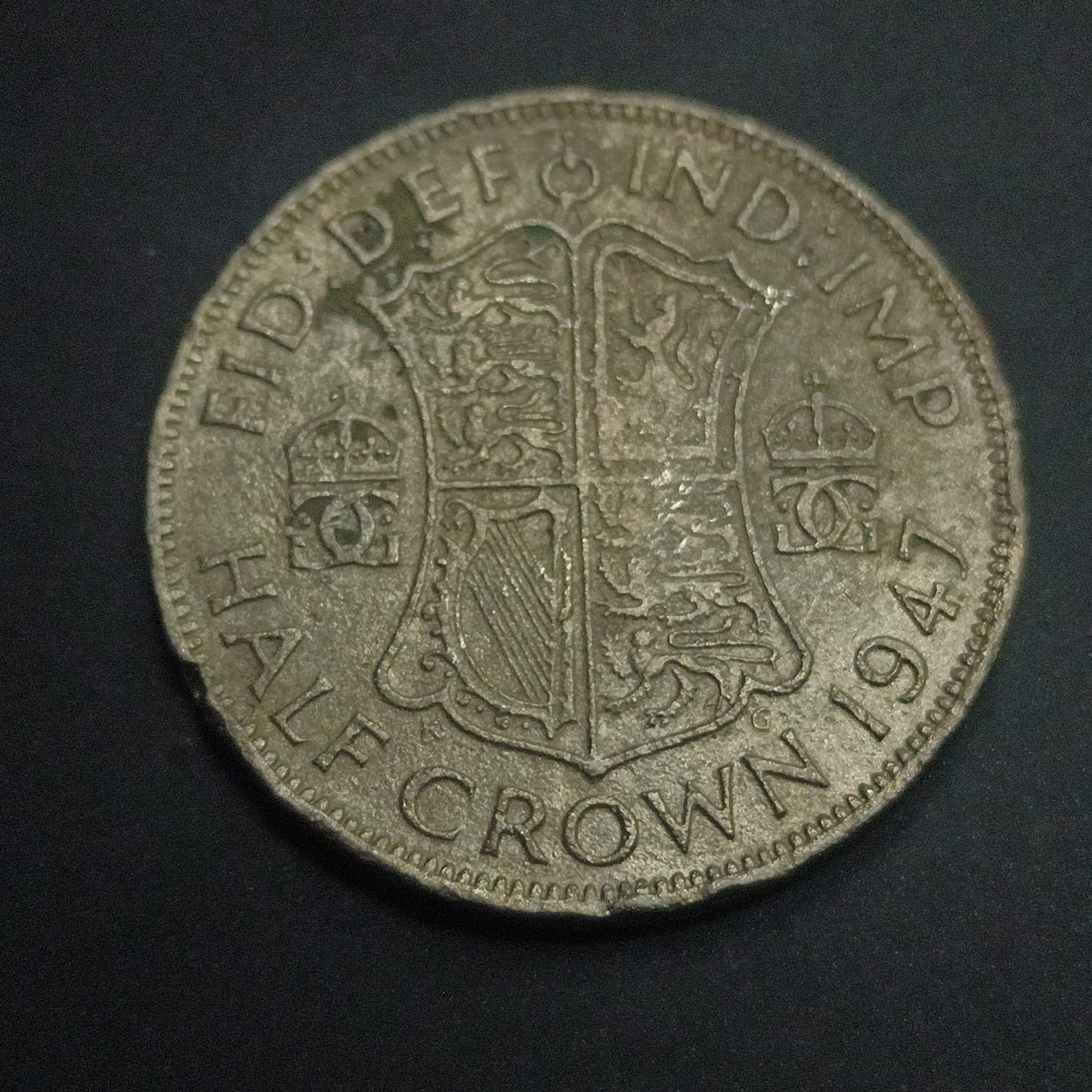 1/2 Crown 1947 - george VI - United Kingdom (Ref: AUC1736)