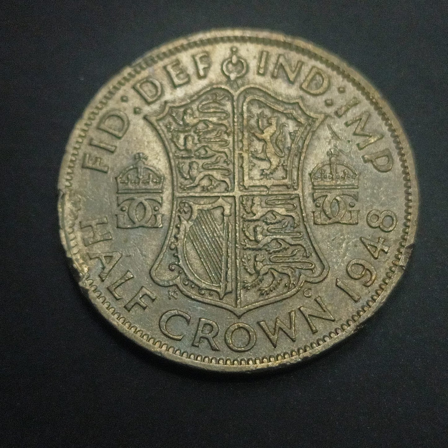 1/2 Crown 1948 - George VI - United Kingdom (Ref: AUC1735)